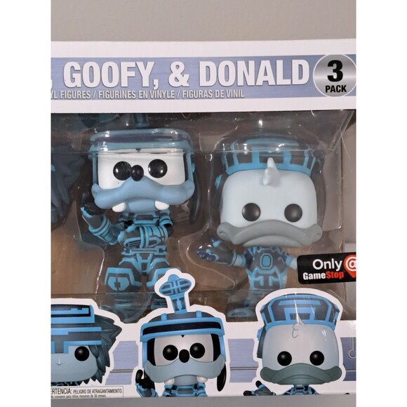 Funko Pop Kingdom Hearts Sora, Goofy, & Donald 3 Pack GameStop Exclusive NEW - Picture 3 of 5